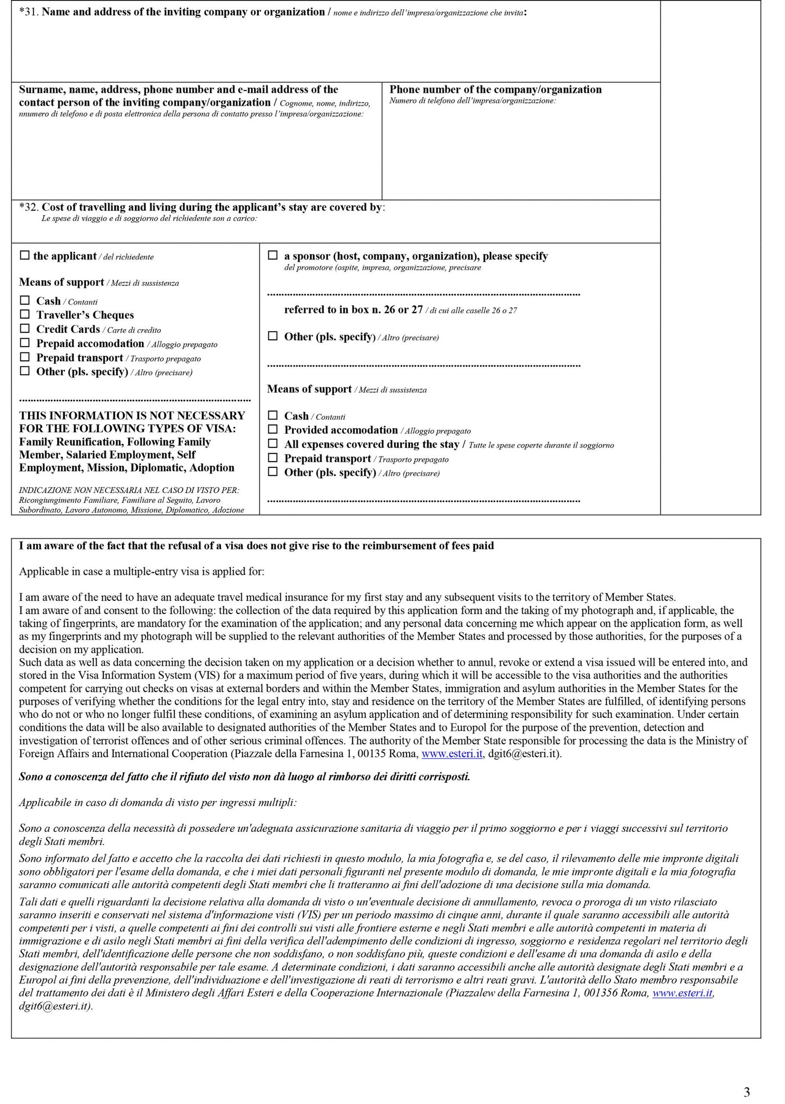 Italy Visa Application Form For Bangladeshi Work Agriculture Visa 2024 All New Job Circular