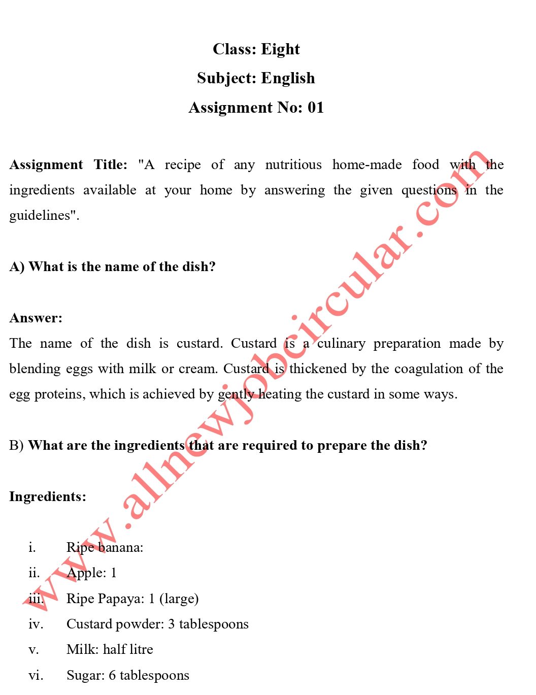 class 8 assignment 2nd week 2022 english answer_page-0001