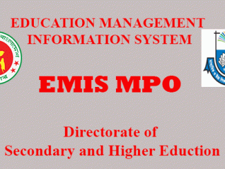 www.emis.gov.bd mpo sheet 2022