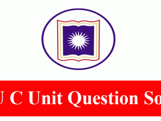 RU-C-Unit-Question-Solve-2022