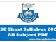 HSC Short Syllabus 2023 all subject pdf