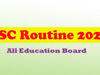 SSC Exam Routine 2023
