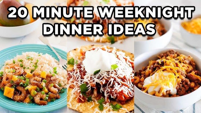 Quick And Easy Recipes For Weeknight Dinners